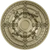 Baroque Floral Ceiling Rosette - STL 3D Model for CNC
