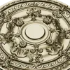 Baroque Floral Ceiling Rosette - STL 3D Model for CNC