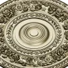 Floral Laurel Rosette - STL 3D model for CNC