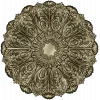 Ornate Acanthus Rosette STL for CNC
