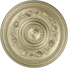 Round Rosette with Rose Garland - STL for CNC