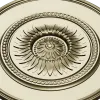 Солнечная круглая розетка - stl модель для ЧПУ