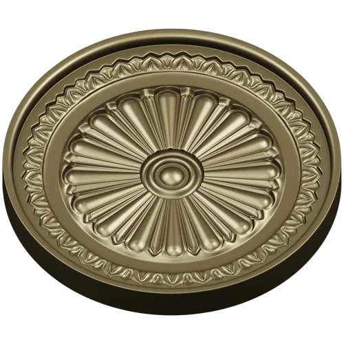 Imperial Rosette Medallion - STL 3D model for CNC carving
