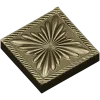Square Floral Rosette STL