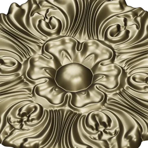 Florentine Sun Rosette - STL 3D model for CNC carving