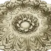 Imperial Acanthus Rosette - detailed 3D STL model for CNC
