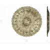 Imperial Acanthus Rosette - detailed 3D STL model for CNC