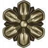 Floral Rosette 3D model STL for CNC carving