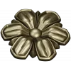 Floral Rosette 3D model STL for CNC carving