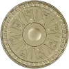 Auric Sun Rosette - STL ceiling rosette for CNC
