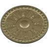 Auric Sun Rosette - STL ceiling rosette for CNC