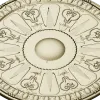 Auric Sun Rosette - STL ceiling rosette for CNC