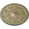 Auric Sun Rosette - STL ceiling rosette for CNC