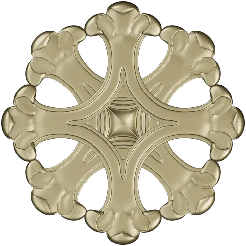 Ornate Six-Lobed Rosette - STL 3D Model for CNC