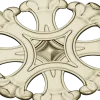 Ornate Six-Lobed Rosette - STL 3D Model for CNC