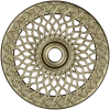Interlace Sun Rosette - STL 3D model for CNC milling