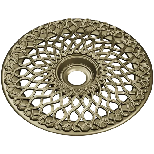Interlace Sun Rosette - STL 3D model for CNC milling