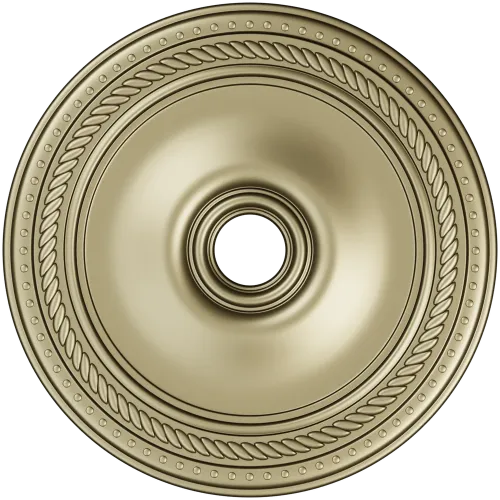 Rope-and-Bead Ceiling Rosette - STL 3D Model for CNC