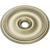 Rope-and-Bead Ceiling Rosette - STL 3D Model for CNC