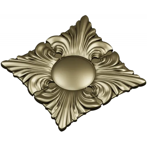 Acanthus Sun Rosette STL for CNC
