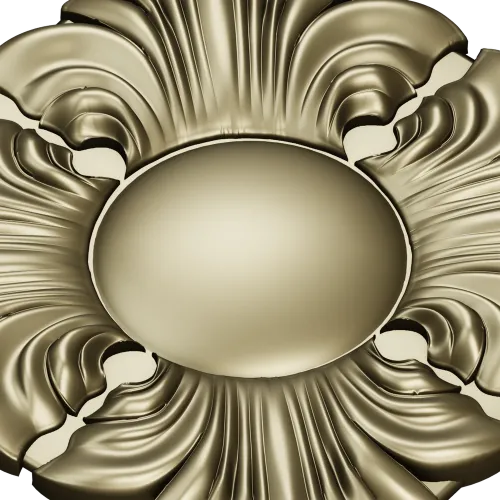 Acanthus Sun Rosette STL for CNC