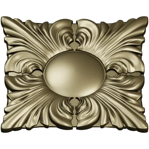 Acanthus Sun Rosette STL for CNC