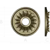 Sunburst Rosette Medallion - 3D STL Model for CNC