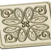 Heartleaf Rosette - STL 3D model for CNC carving