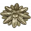 Floral Rosette STL for CNC - Daisy Medallion 3D Model