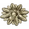 Floral Rosette STL for CNC - Daisy Medallion 3D Model
