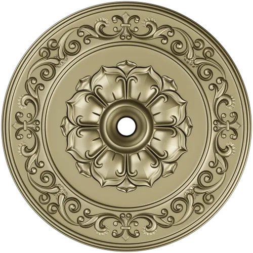Regal Acanthus Rosette STL for CNC