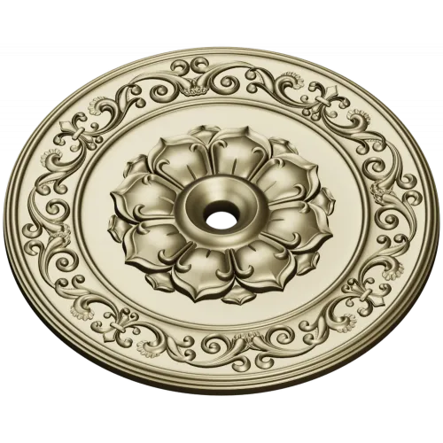 Regal Acanthus Rosette STL for CNC