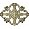 Florentine Rosette STL - decorative medallion 3D model for CNC