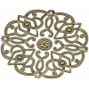 Aurelia Rosette - ornate round STL for CNC carving