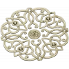 Aurelia Rosette - ornate round STL for CNC carving