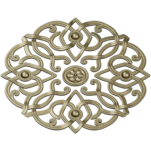 Aurelia Rosette - ornate round STL for CNC carving