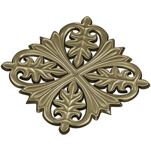 Aurelia Rosette - STL 3D model for CNC carving