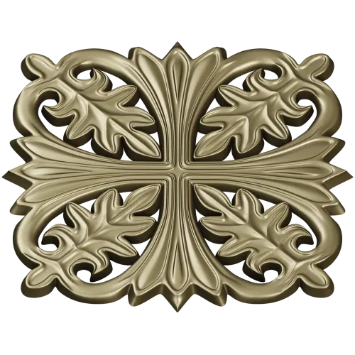 Aurelia Rosette - STL 3D model for CNC carving