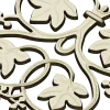 Vineleaf Rosette - STL 3D model for CNC