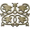 Vineleaf Rosette - STL 3D model for CNC