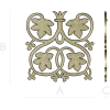 Vineleaf Rosette - STL 3D model for CNC