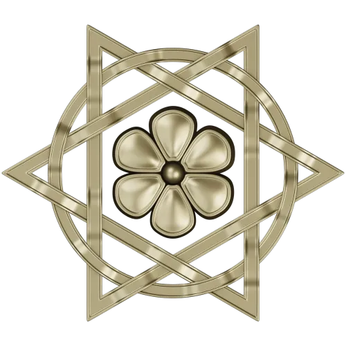 Starflower Rosette - STL 3D model for CNC milling