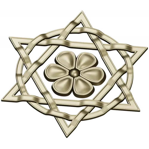 Starflower Rosette - STL 3D model for CNC milling