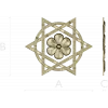 Starflower Rosette - STL 3D model for CNC milling