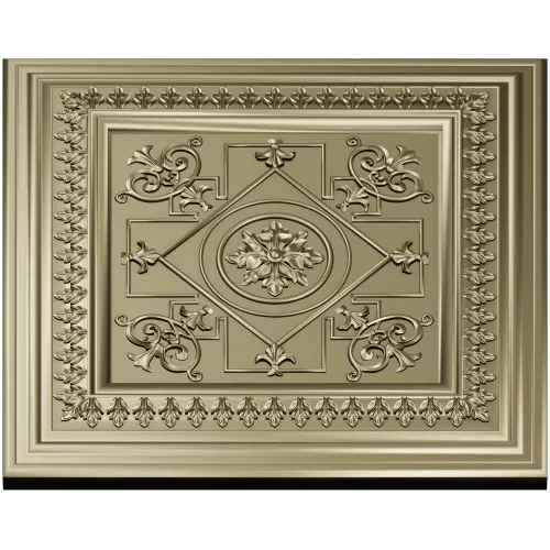 Classic Square Rosette - STL 3D model for CNC