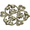 Regal Fleur Rosette - STL 3D model for CNC carving