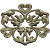 Regal Fleur Rosette - STL 3D model for CNC carving
