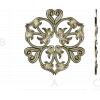 Regal Fleur Rosette - STL 3D model for CNC carving
