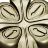 Розетка в виде четырёхлистного цветка - 3D модель STL для ЧПУ