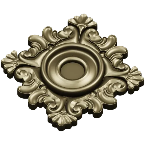 Розетка декоративная в классическом стиле - 3D STL модель для ЧПУ